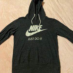 Nike Just Do It Dark Gray Pullover Sweatshirt